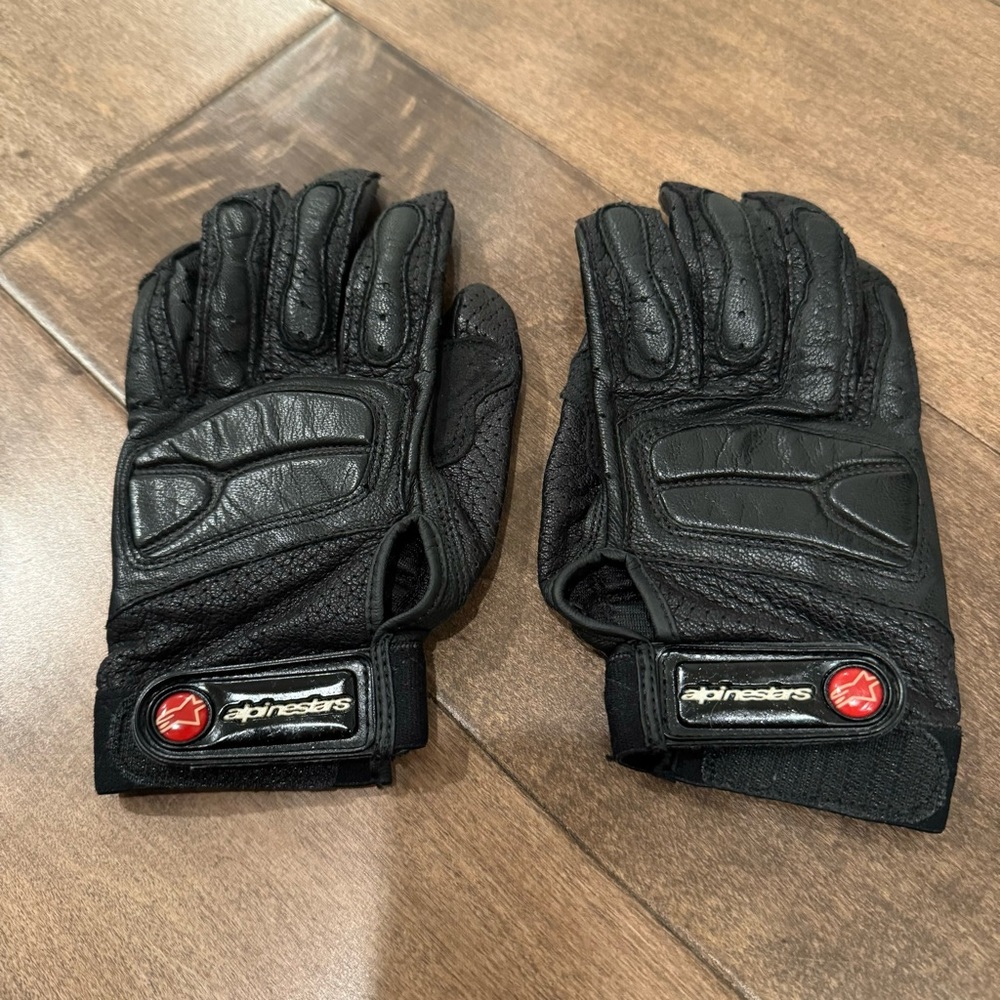 ALPINESTARS Leather Motorcycle Gloves - women's XS